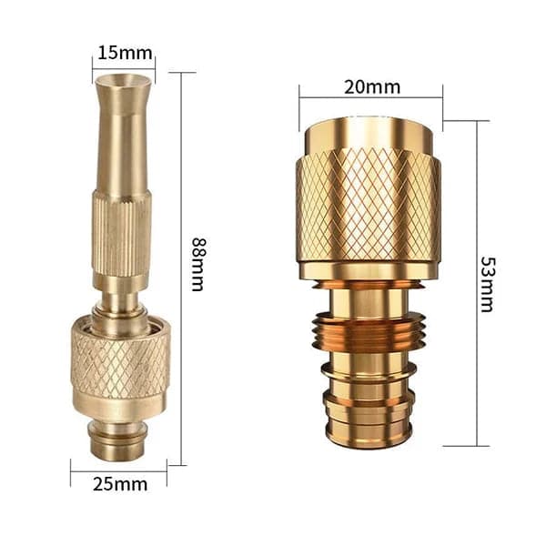 High Pressure Brass Water Hose Nozzle