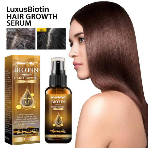 （🔥LAST DAY SALE-80% OFF) Moonbiffy™ Biotin Premium Hair Growth Serum