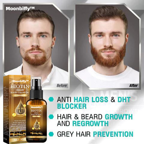 （🔥LAST DAY SALE-80% OFF) Moonbiffy™ Biotin Premium Hair Growth Serum