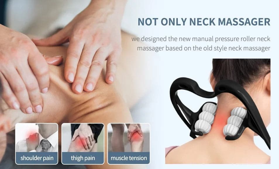 Relax Your Neck 🩺 NeckBud Massage Roller