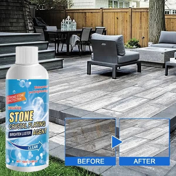 Stone Stain Remover Cleaner (effective removal of oxidation, rust and stains)