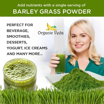 NAVETA™ Barley grass powder 100% Pure & Organic (20 Packs)