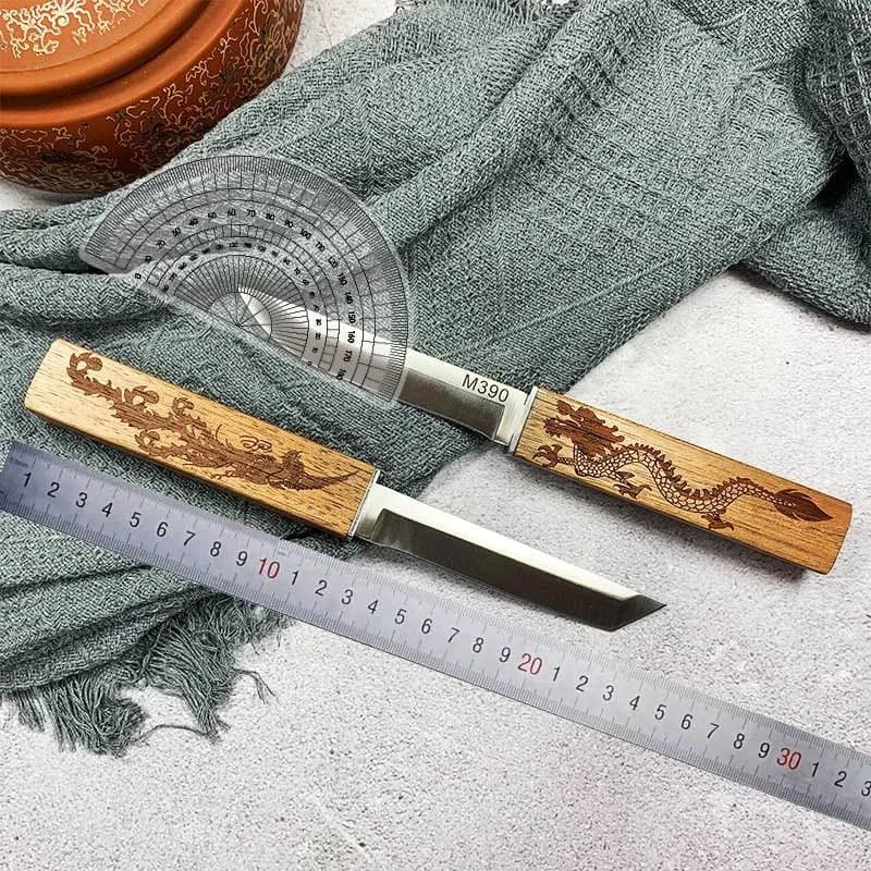 2 In 1 Handmade Dragon and Phoenix Double Blades Knife Set