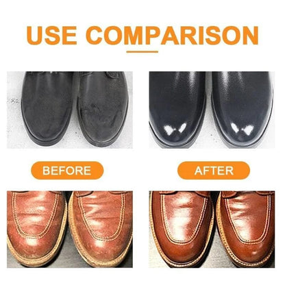 Double sided shoe cleaner polish