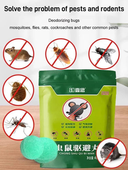 🔥Last Day 50% OFF🔥[One pellet lasts for one year!]Rodent and insect repellent sphere (5 PCS)