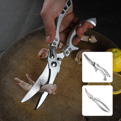 Stainless Steel Bone-Cut Kitchen Scissors