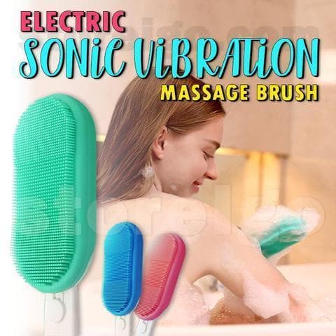 Electric Sonic Vibration Massage Brush