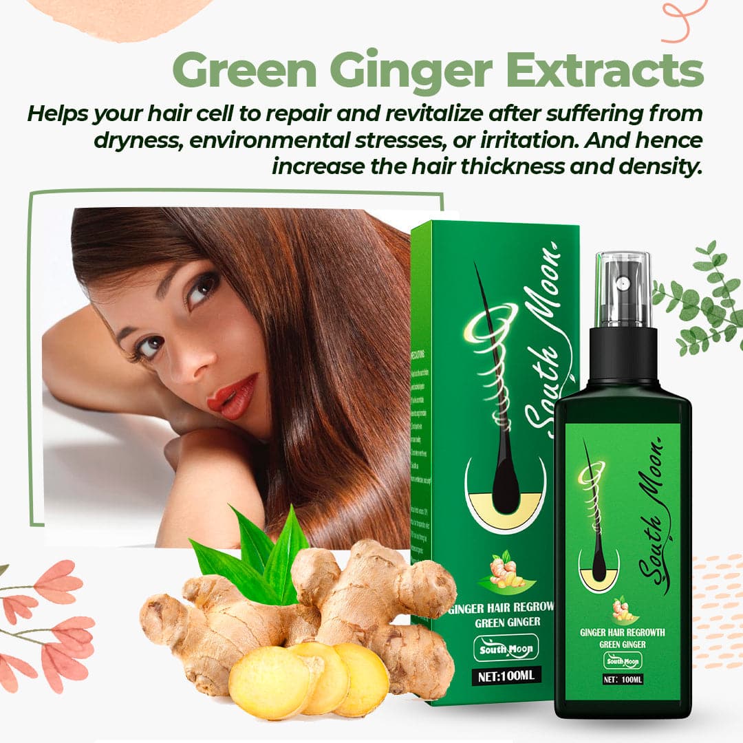 Green Ginger Hair Regrowth Spray