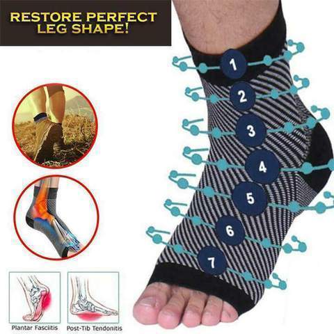 SNAKEER™ COPPER INFUSED MAGNETIC FOOT SUPPORT COMPRESSION