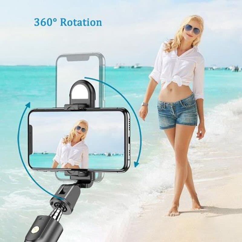 🔥 6 in 1 Wireless Bluetooth Selfie Stick