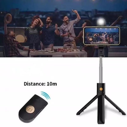 🔥 6 in 1 Wireless Bluetooth Selfie Stick