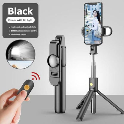 🔥 6 in 1 Wireless Bluetooth Selfie Stick