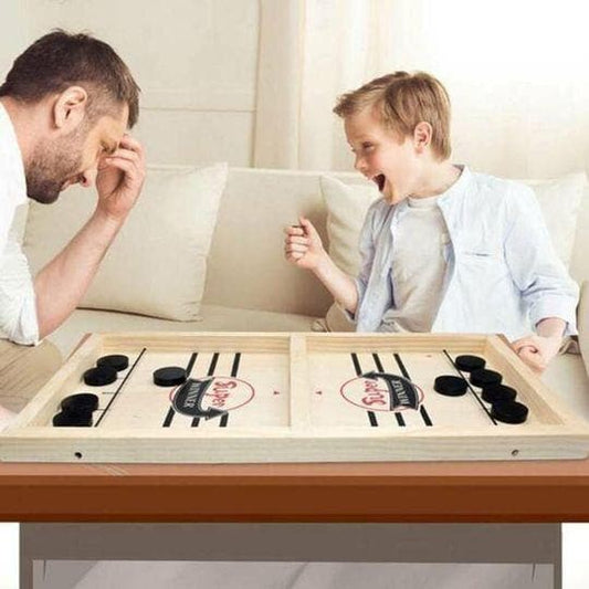 Funny Family Wooden Hockey Game