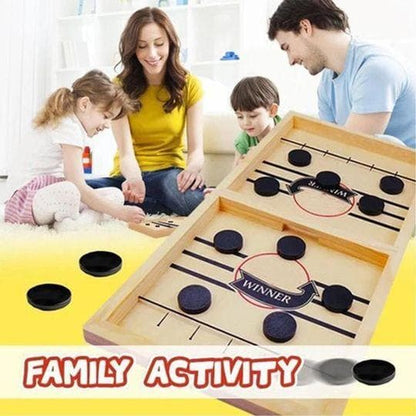 Funny Family Wooden Hockey Game