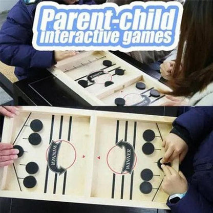 Funny Family Wooden Hockey Game