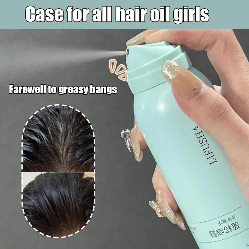 Remove oil hair spray