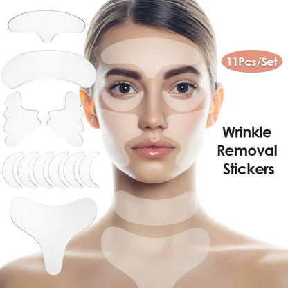 WrinkleEase™ - Anti-Wrinkle Silicone Face and Body Patches (All in one)