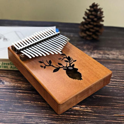 Handmade Kalimba - Premium 17 Key Mahogany Kalimba