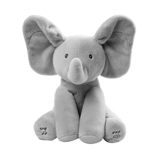 Peek A Boo Singing Elephant Plush Toy