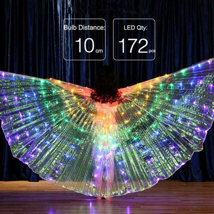 RAINBOW WINGS - LED BUTTERFLY COSTUME