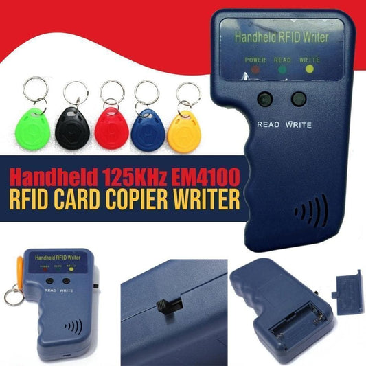 Handheld 125KHz EM4100 RFID Card Copier Writer