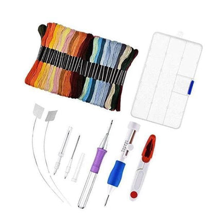 DIY Rainbow Color Embroidery Threading Tool