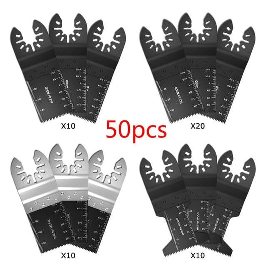 50 Pack Pro Universal Metal / Wood Oscillating Multitool Saw Blades at Jetcloudlive