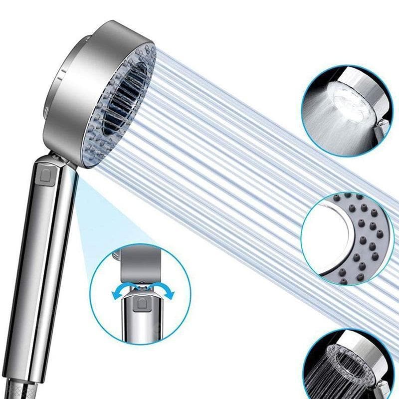 Double-sided Water Pressurized Shower Head Handheld High-pressure Sprinkler
