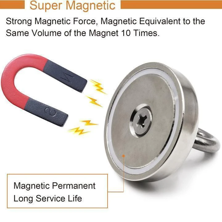 Magnetic Salvage Ring Deep Sea Fishing Magnet