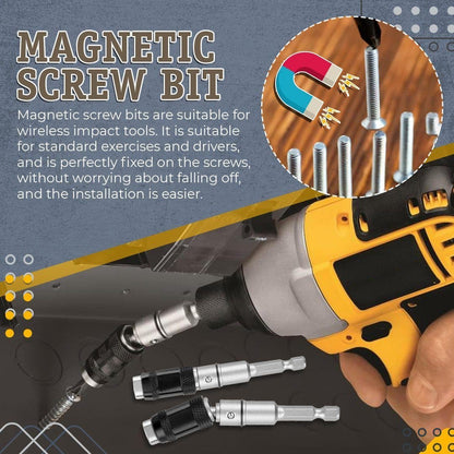 Magnetic Adjustable Screw Drill Tip