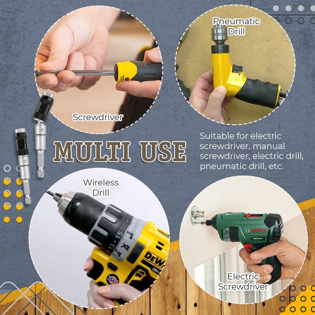 Magnetic Adjustable Screw Drill Tip