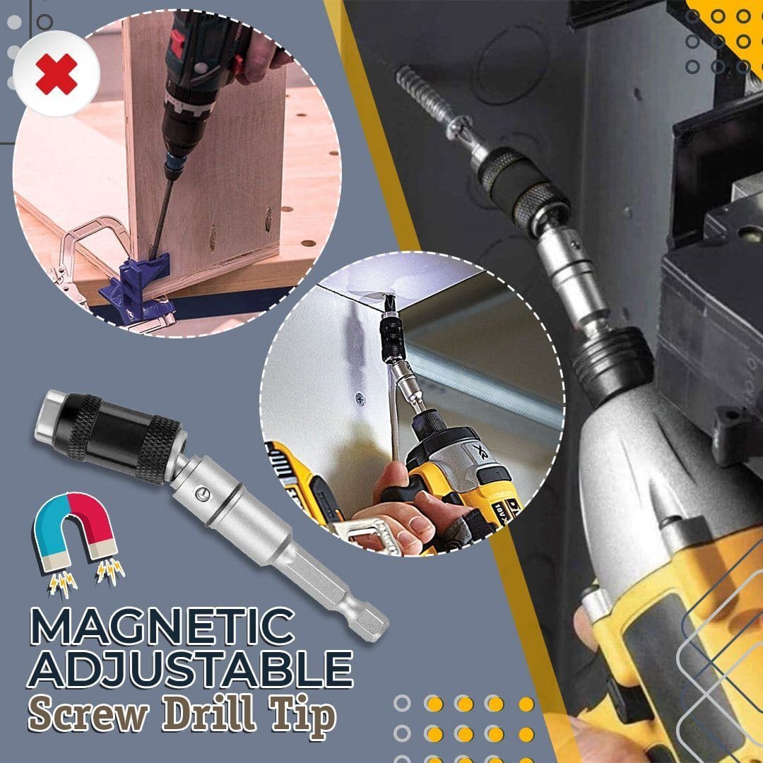 Magnetic Adjustable Screw Drill Tip