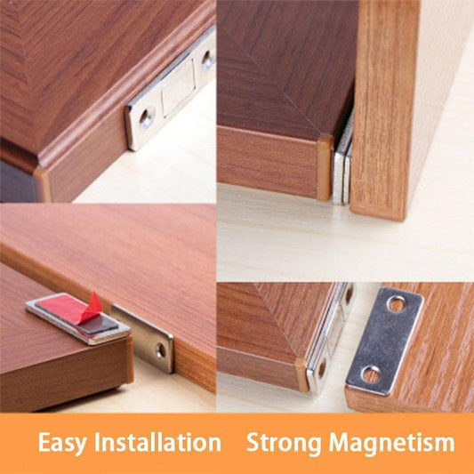 Punch-free Magnetic Door Closer