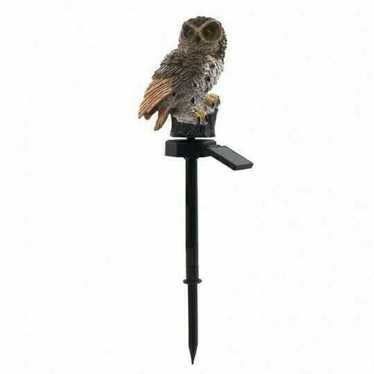 Solar Powered Owl LED Light