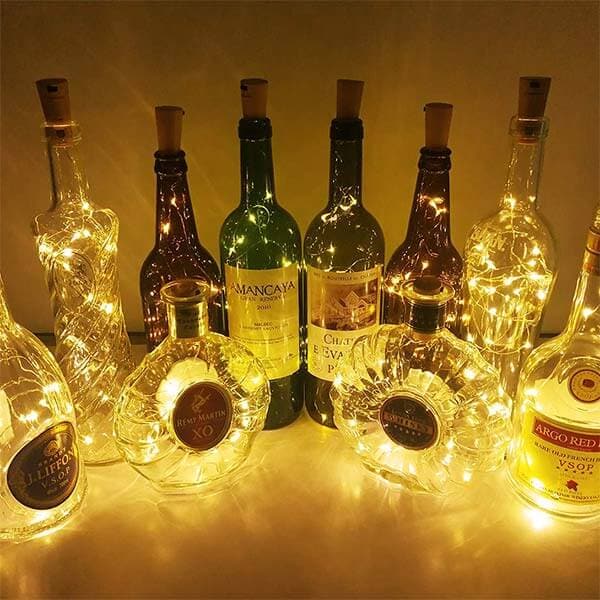 BOTTLE LIGHTS 10 Pieces (Battery Included)