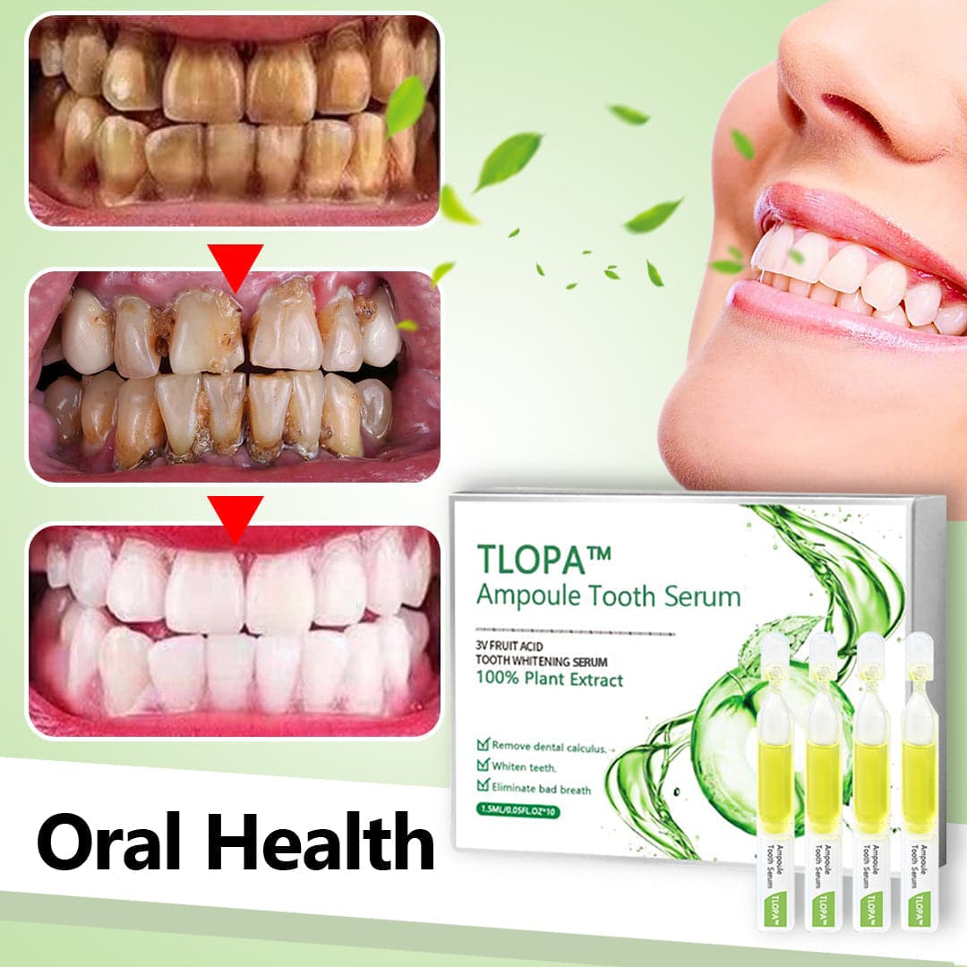 🔥TLOPA™ Ampoule Toothpaste, Removal of tartar and plaque bacteria and various oral problems