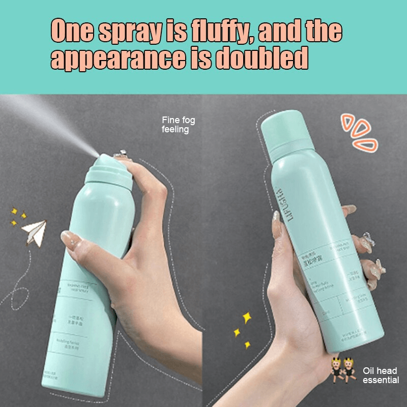 Remove oil hair spray