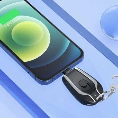 Keychain Portable Charger for iPhone or Type-c