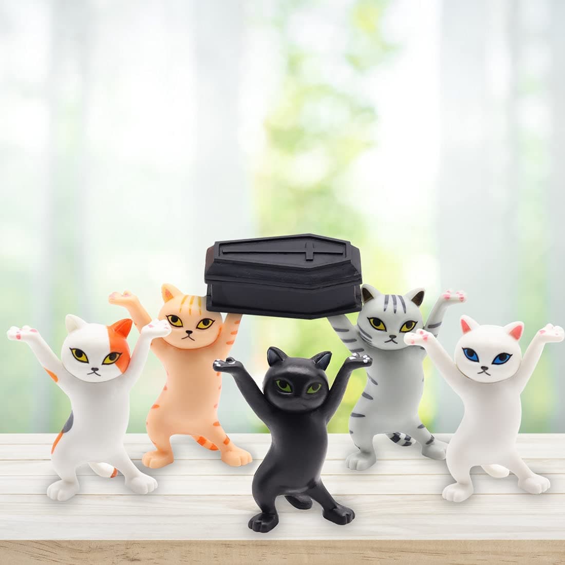 Dancing Cat Holders (5PC Set)