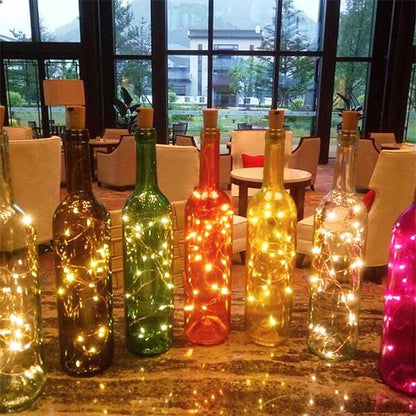 BOTTLE LIGHTS 10 Pieces (Battery Included)