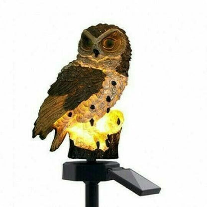 Solar Powered Owl LED Light