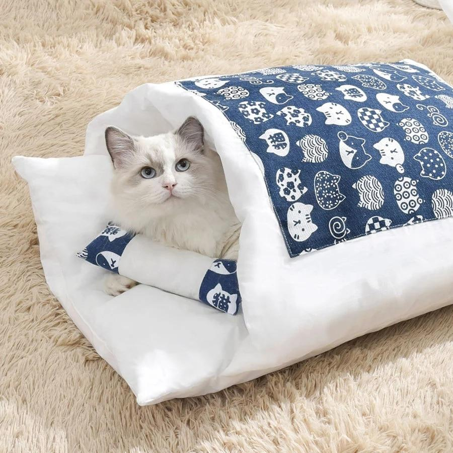 Do You Want Something Warm, Fluffy & Comfortable for Your Cats? We Made Cat Sleeping Bed For You!