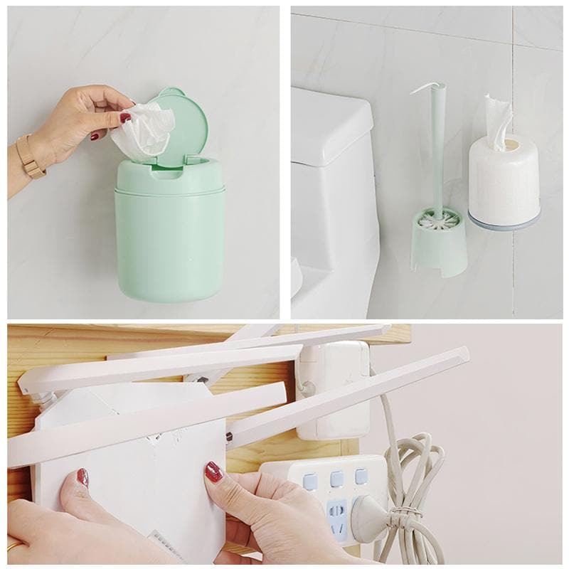 Double-sided Adhesive Wall Hooks (20 pcs)