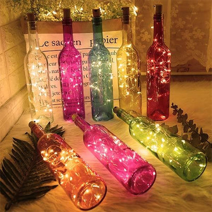 BOTTLE LIGHTS 10 Pieces (Battery Included)