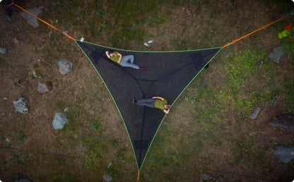 MULTI-PERSON HAMMOCK- PATENTED 3 POINT DESIGN