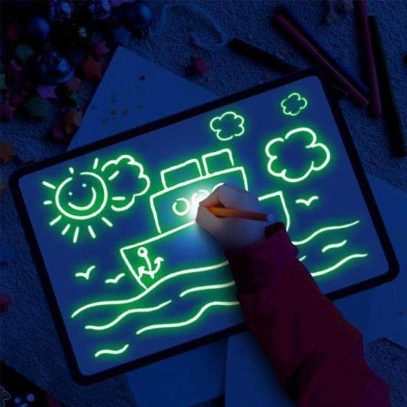 Glow In The Dark Neon Doodle Board Perfect Gift For Kids All Ages ✍🌈🎁