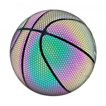Holographic Glowing Reflective Basketball