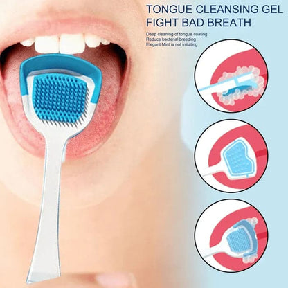 Probiotic Tongue Cleaning Gel Set (Gel + Scraper)