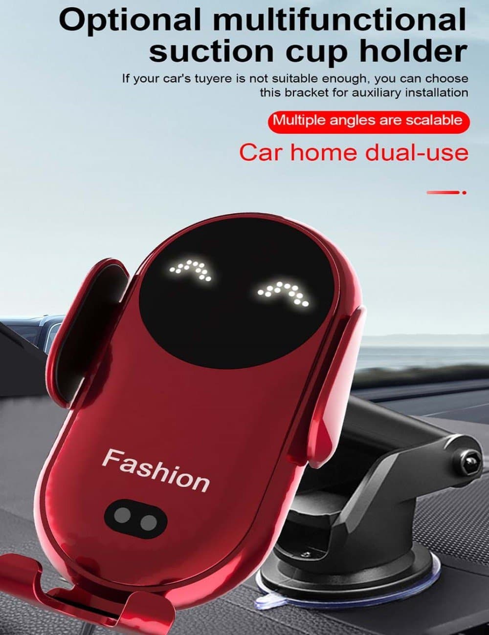 Smart Car Wireless Charger Phone Holder