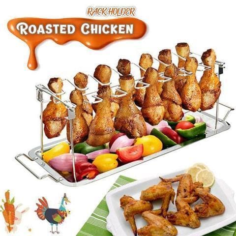 Roasted Chicken Rack Holder